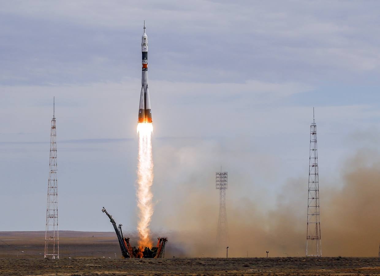 El Soyuz ya ha despegado rumbo a la EEI
