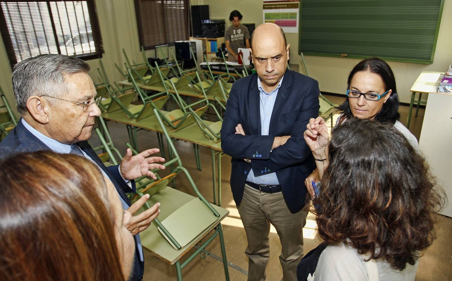 El alcalde de Alicante visita el colegio Manjón Cervantes