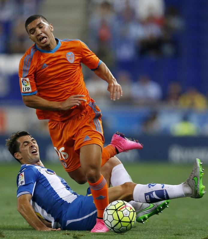 Partido entre Espanyol y Valencia