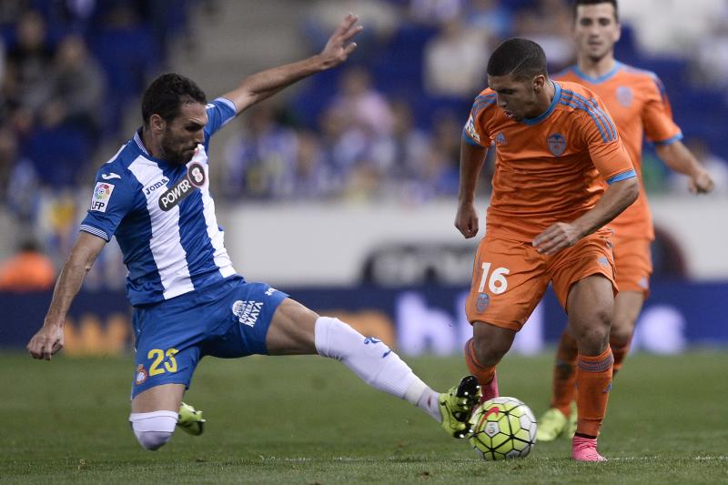 Partido entre Espanyol y Valencia