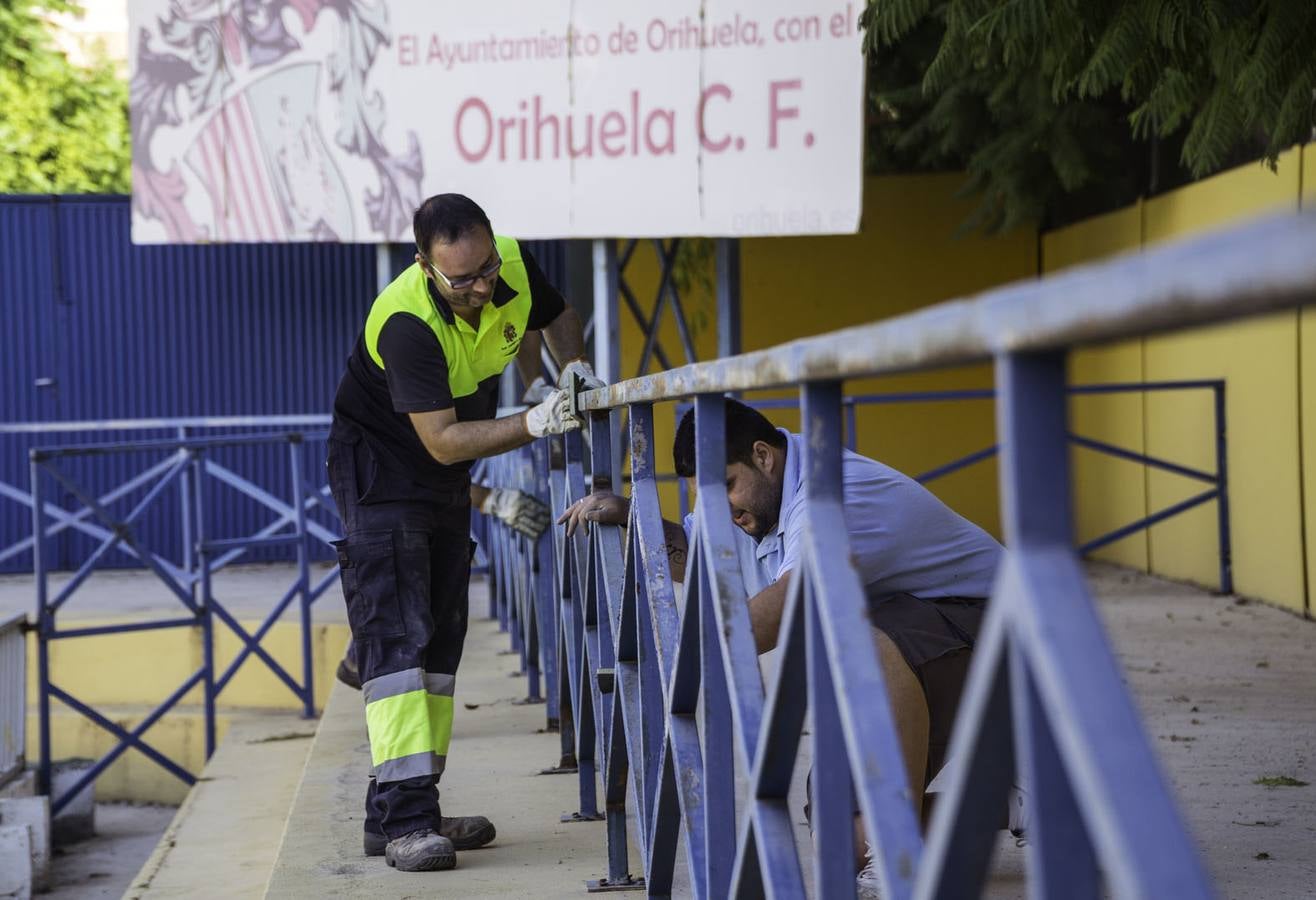 Mejora en las instalaciones del campo de fútbol de Los Arcos