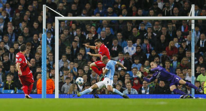 Las mejores imágenes del Manchester City - Sevilla