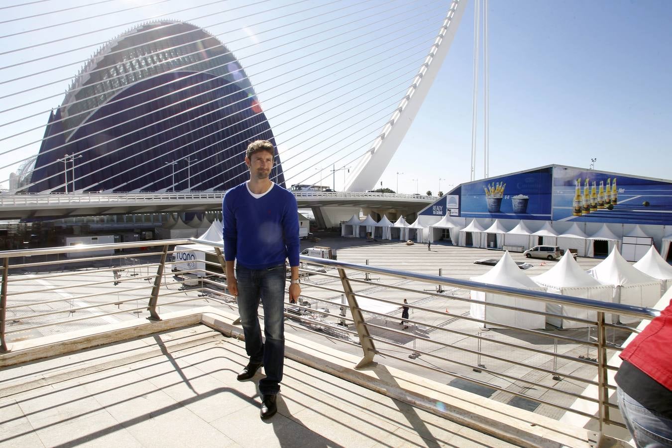 El Open de Tenis de Valencia, en pleno montaje