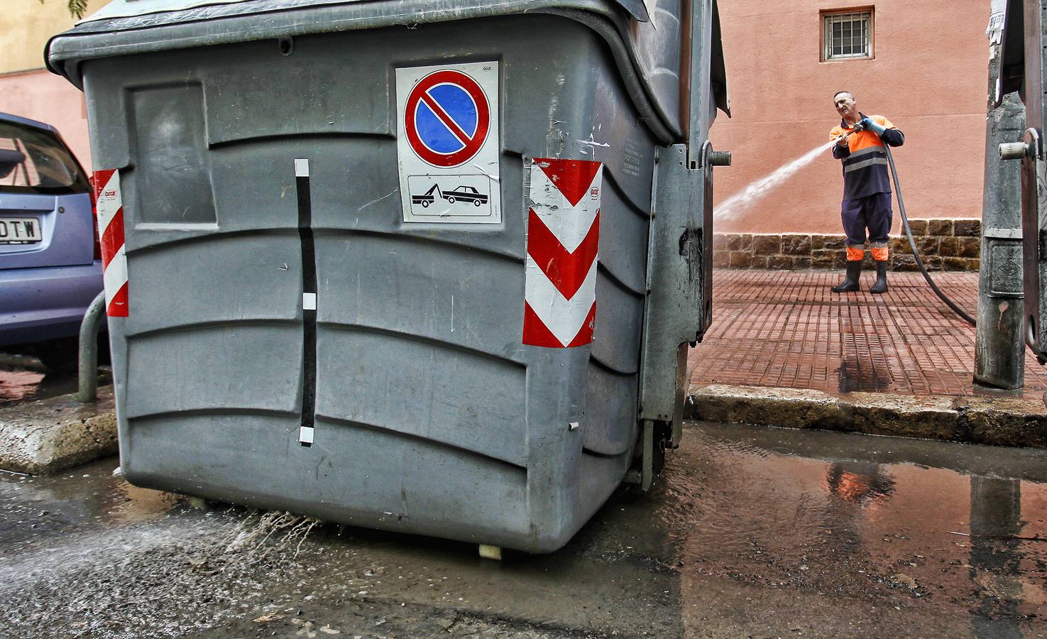 Limpieza en en barrio Gran Vía Sur