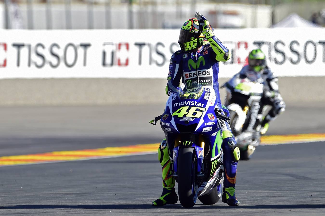 Entrenamientos libres de Moto GP en el circuito de Cheste