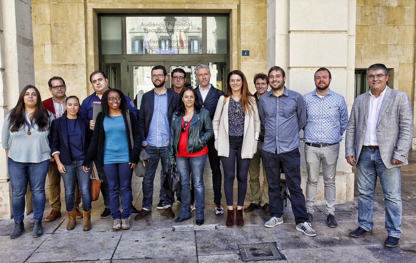 Presentación en la Junta Electoral de las listas de Compromis-Podemos