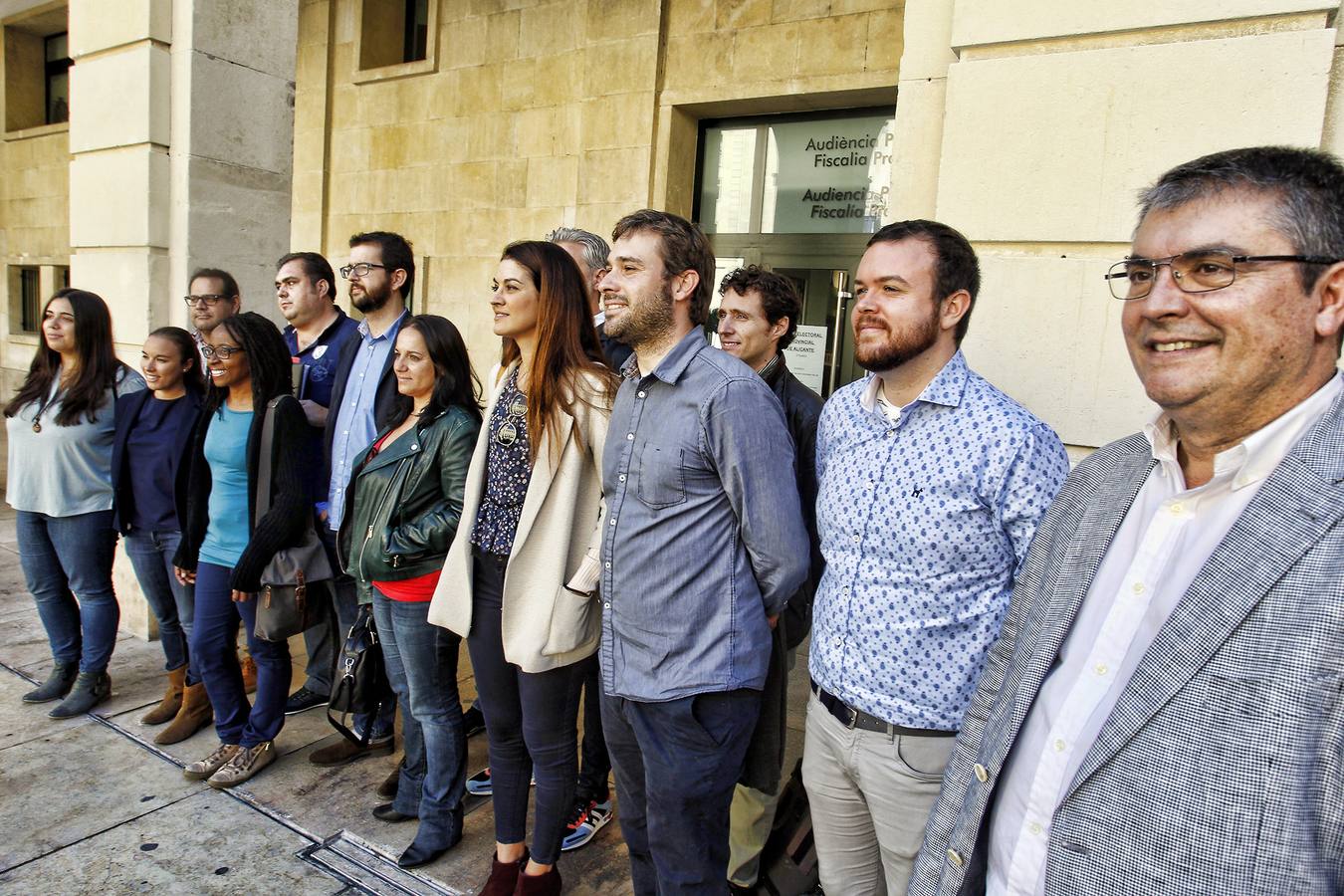 Presentación en la Junta Electoral de las listas de Compromis-Podemos