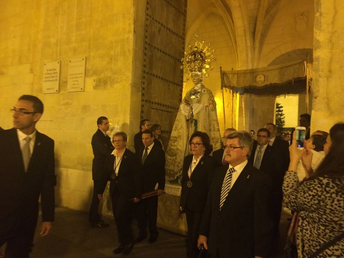 La procesión de la Virgen cierra el año jubilar