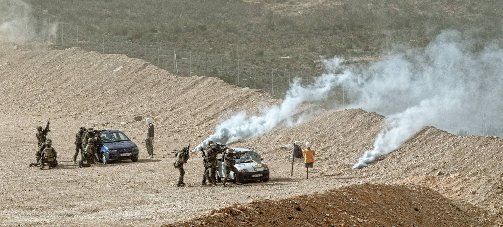 La élite del Ejército ensaya en Alicante la captura de un terrorista en suelo hostil