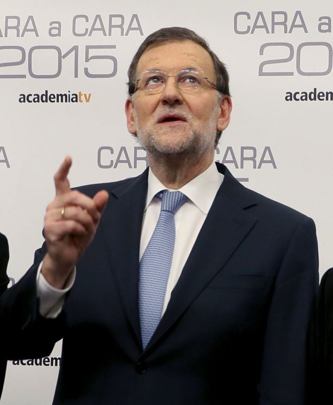 El cara a cara entre Rajoy y Sánchez, en imágenes