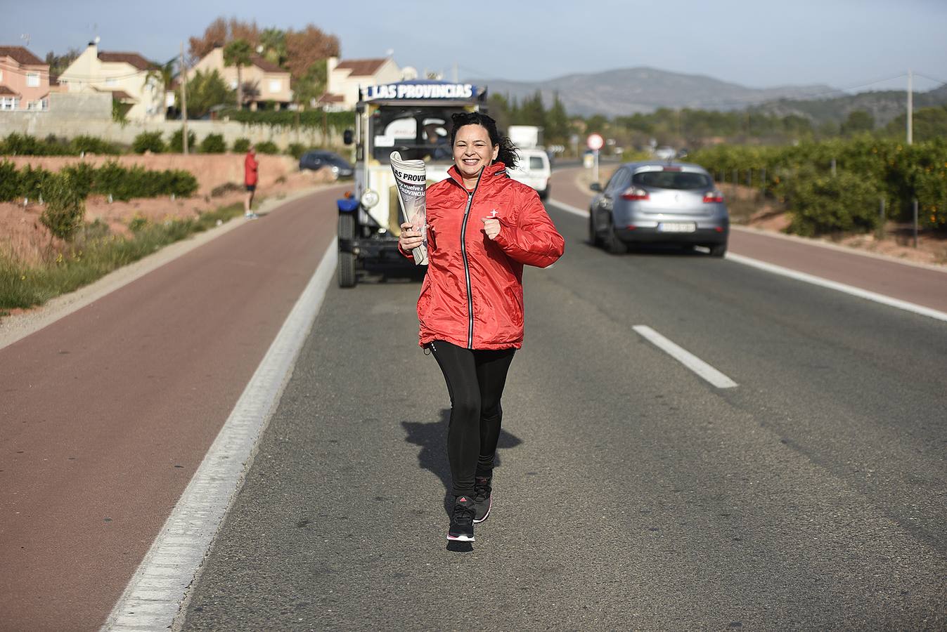 Km. 13. María José Chocano. Publicidad LAS PROVINCIAS.. 