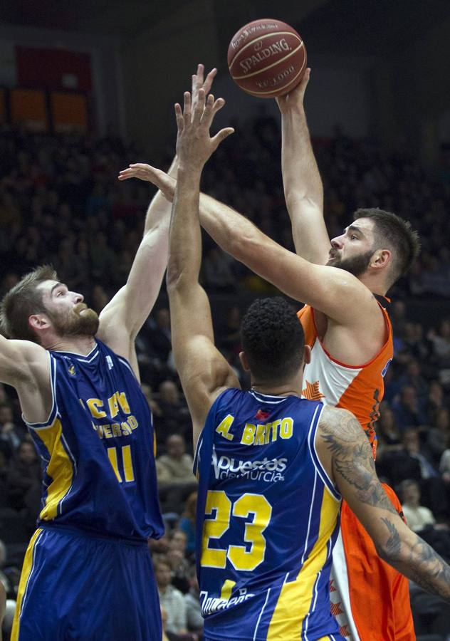 El Valencia Basket vs UCAM Murcia, en imágenes