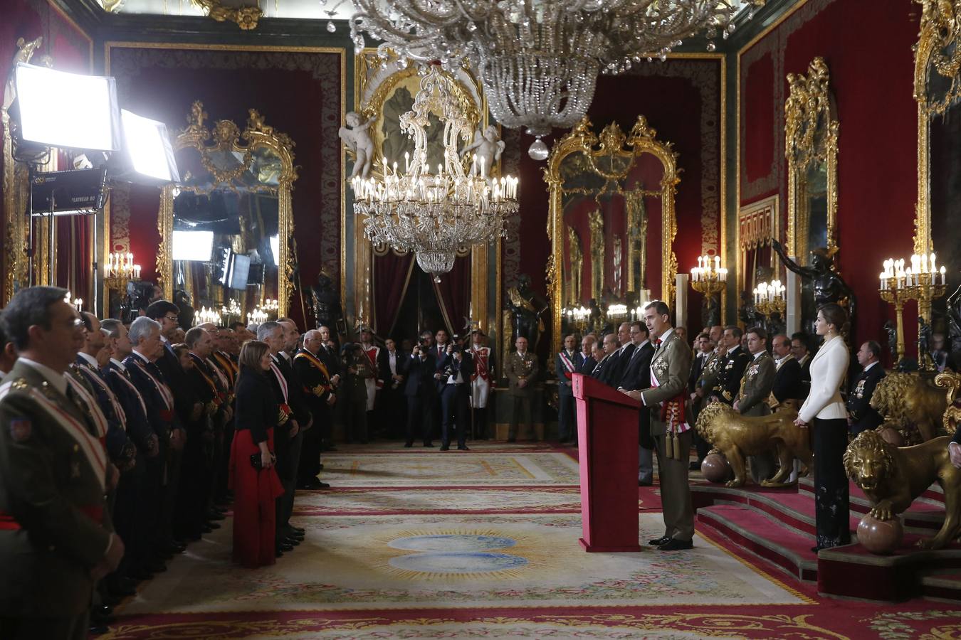 Los Reyes presiden la Pascua Militar