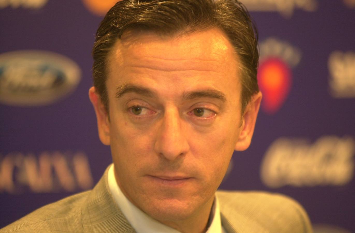 En su presentación como director deportivo del Valencia, en septiembre de 2002. 