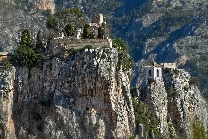 El Castell de Guadalest (Alicante). 