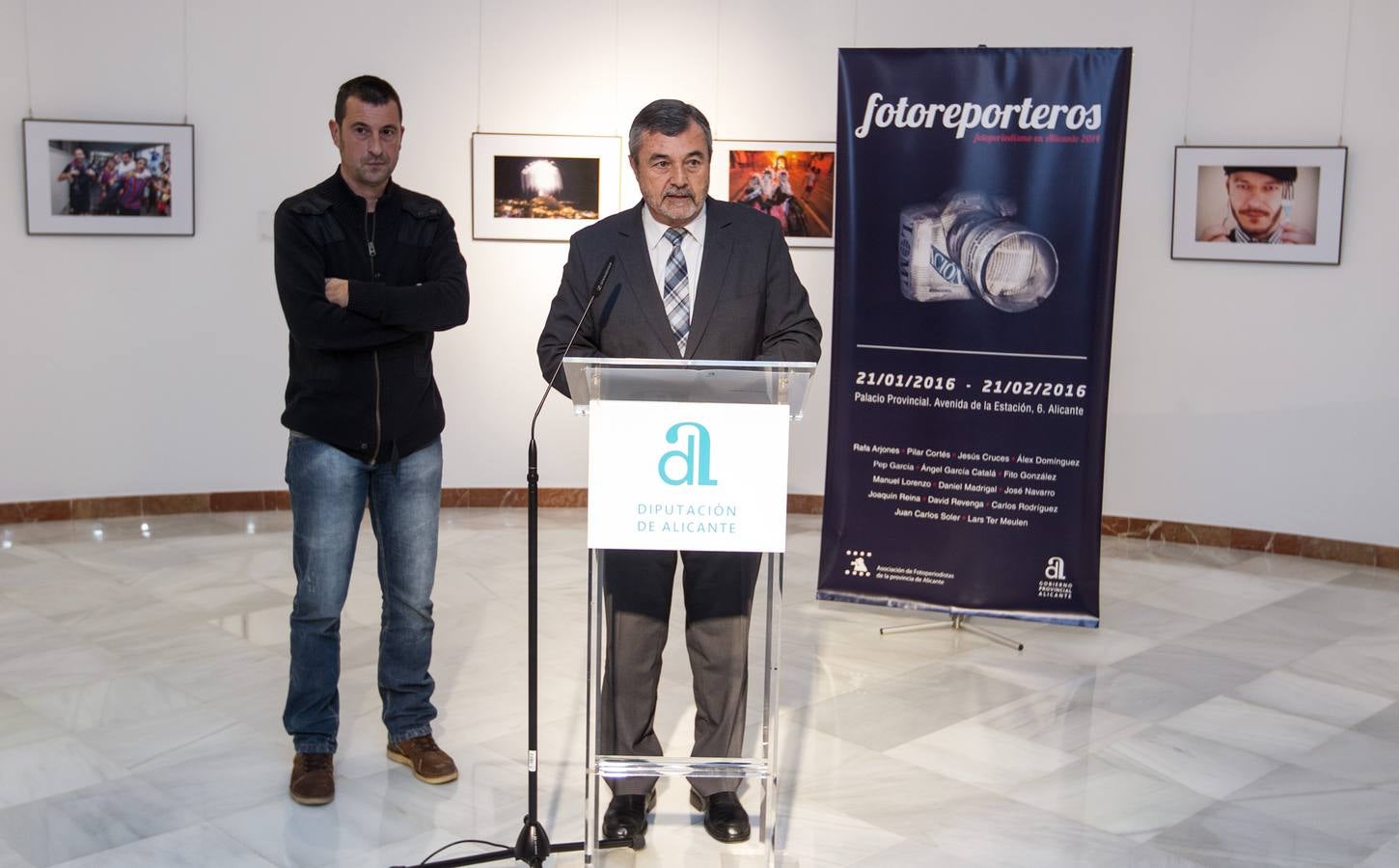 Inauguración de la exposición fotoReporteros en la Diputación de Alicante