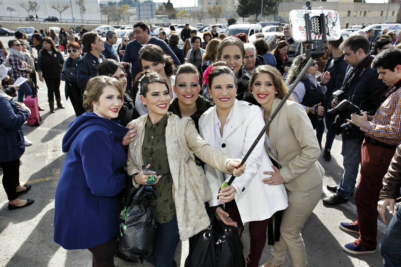 Las candidatas a Bellea del Foc, a conquistar Madrid