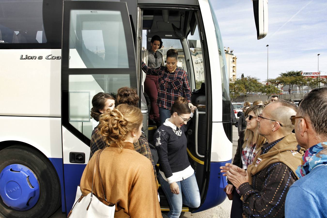 Las candidatas a Bellea del Foc, a conquistar Madrid