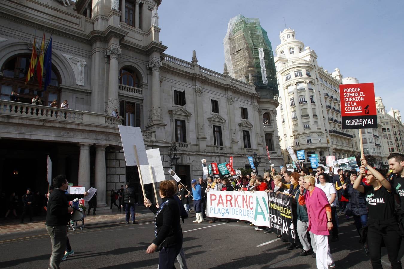 Manifestación de los vendedores del Mercado Central