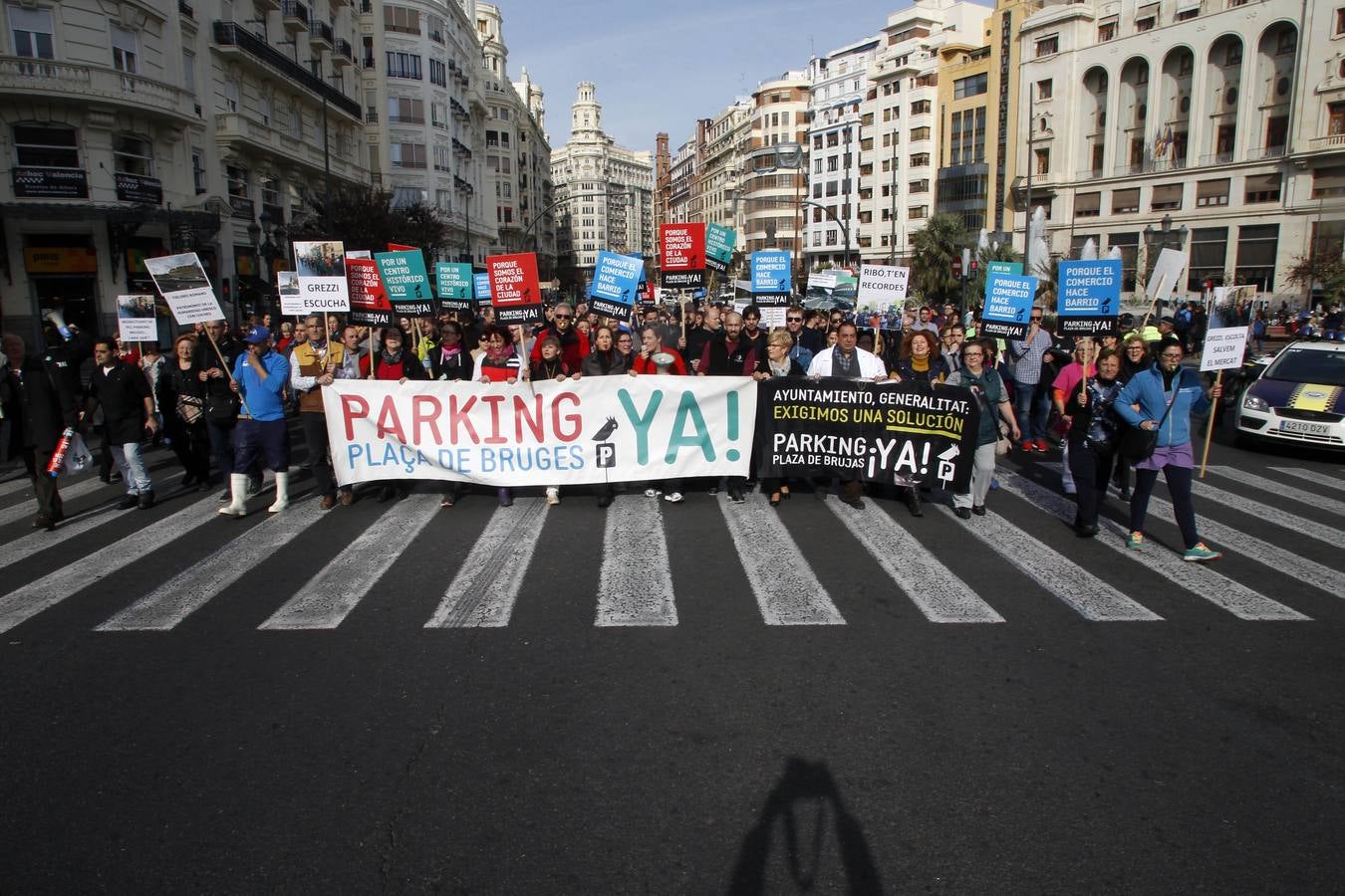 Manifestación de los vendedores del Mercado Central