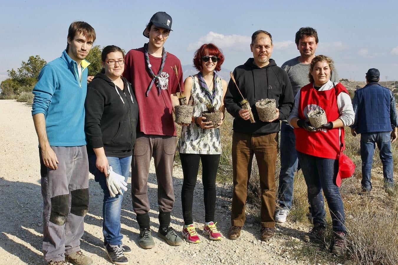 Reforestación en el Benacantil y en Orgeggia