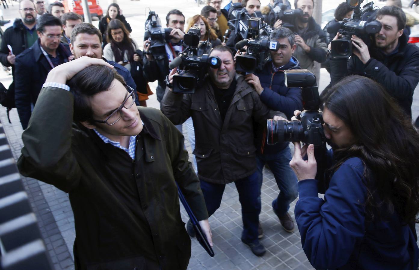 Alfonso Novo y Luis Salom declaran ante el juez