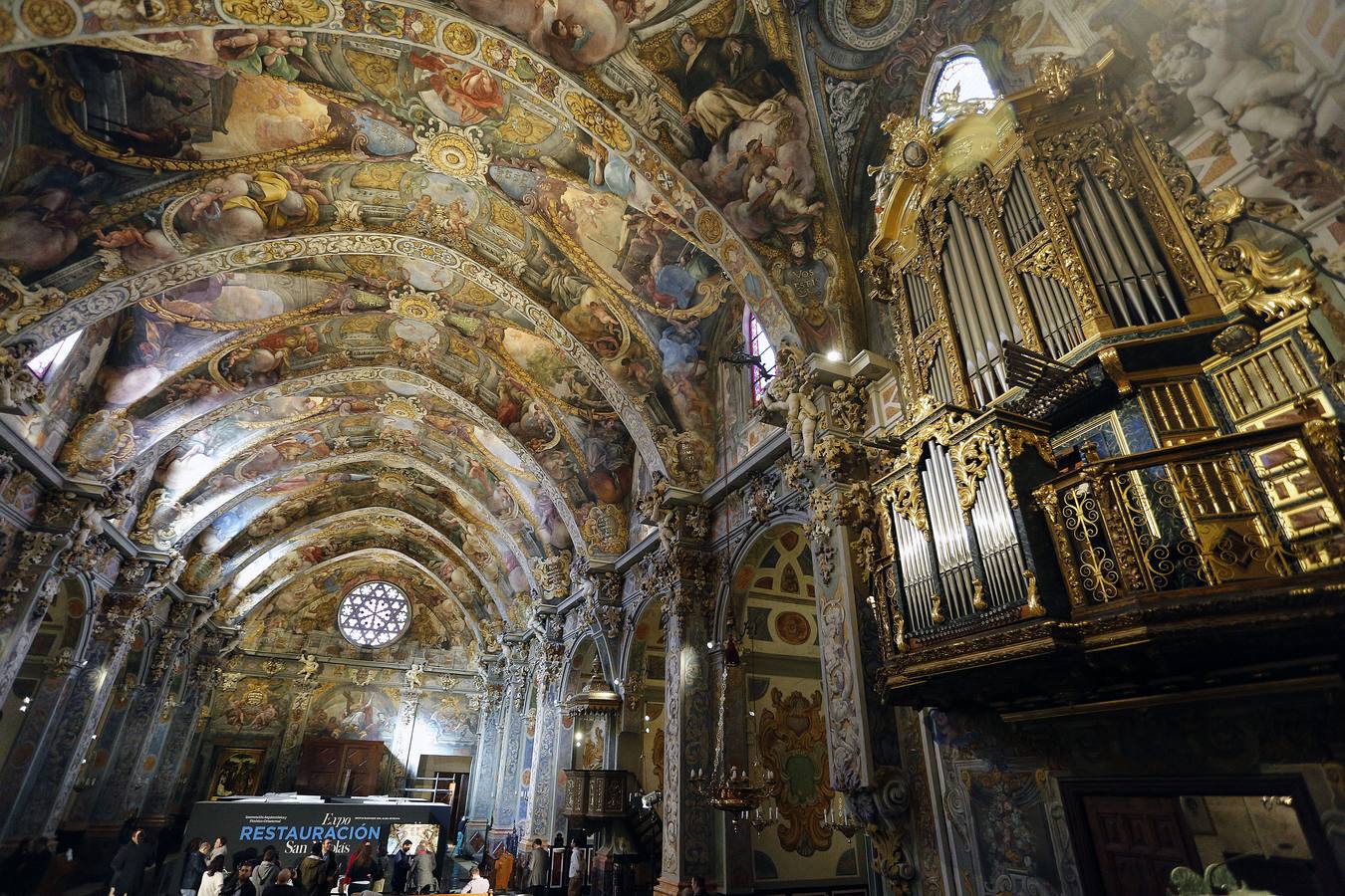 Restauración de los frescos de la iglesia de San Nicolás