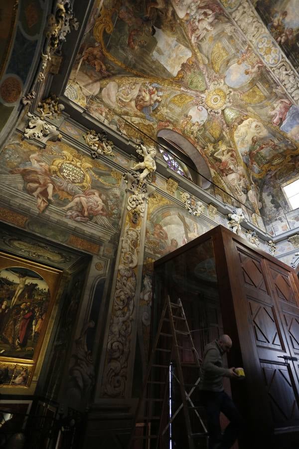 Restauración de los frescos de la iglesia de San Nicolás