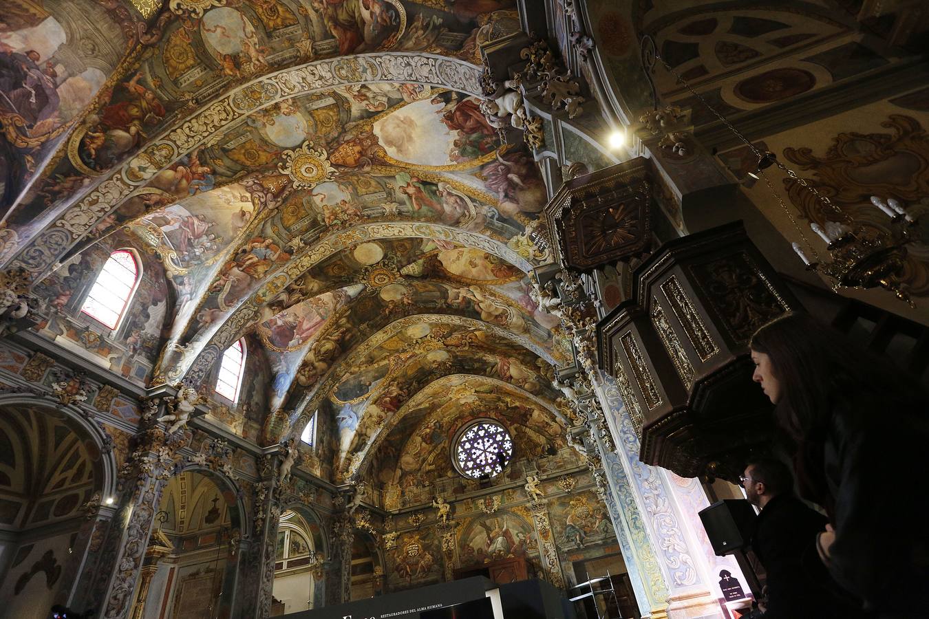 Restauración de los frescos de la iglesia de San Nicolás