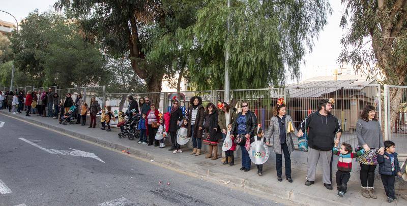 El colegio El Palmeral de Alicante se planta