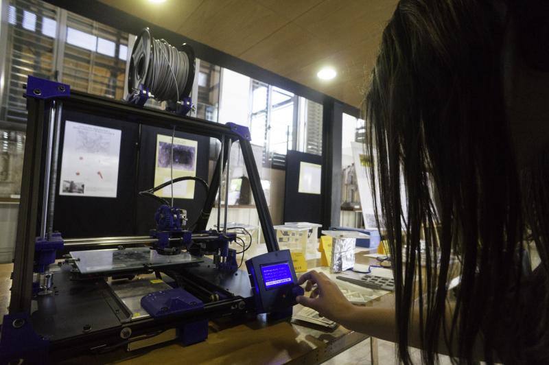 El IES El Palmeral muestra sus trabajos de plantimetrías y con impresoras 3D