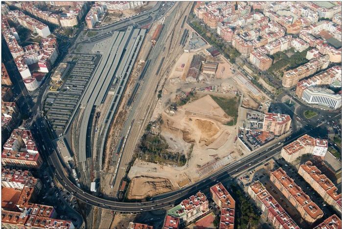 Las obras del Parque Central durante los últimos meses