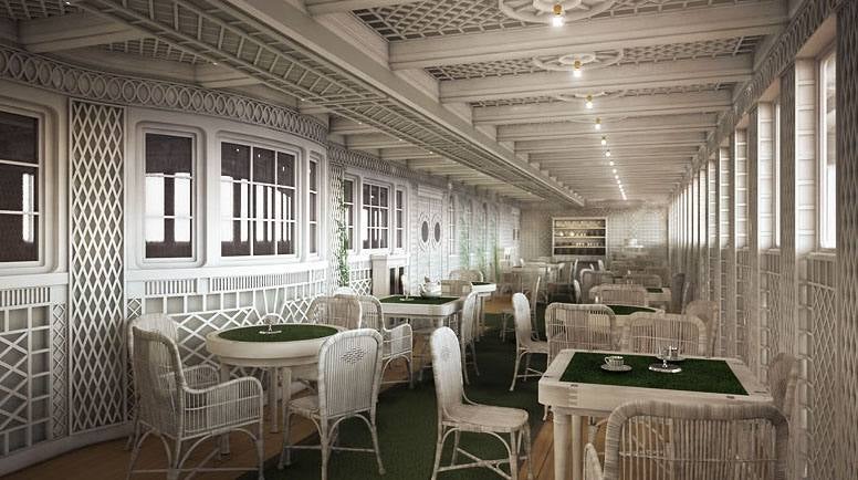 Café parisino del Titanic II. 