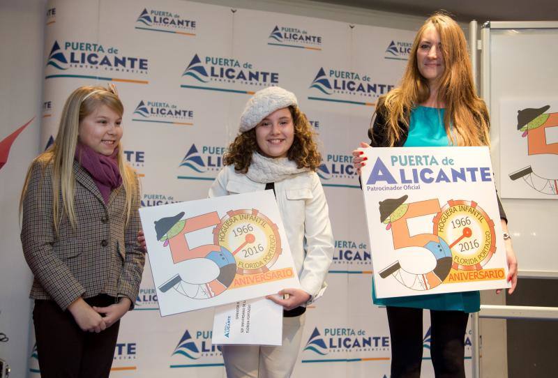 Presentación del logo del 50 aniversario de la Hoguera Infantil Florida Portazgo