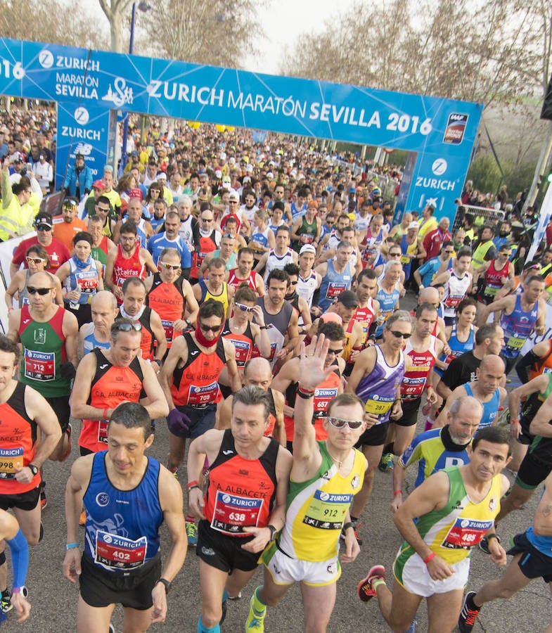 Fotos del Maratón de Sevilla 2016