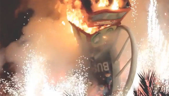 Las Fallas.