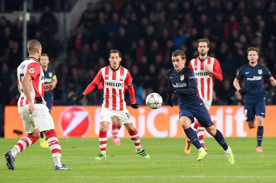 Las mejores imágenes del PSV - Atlético de Madrid