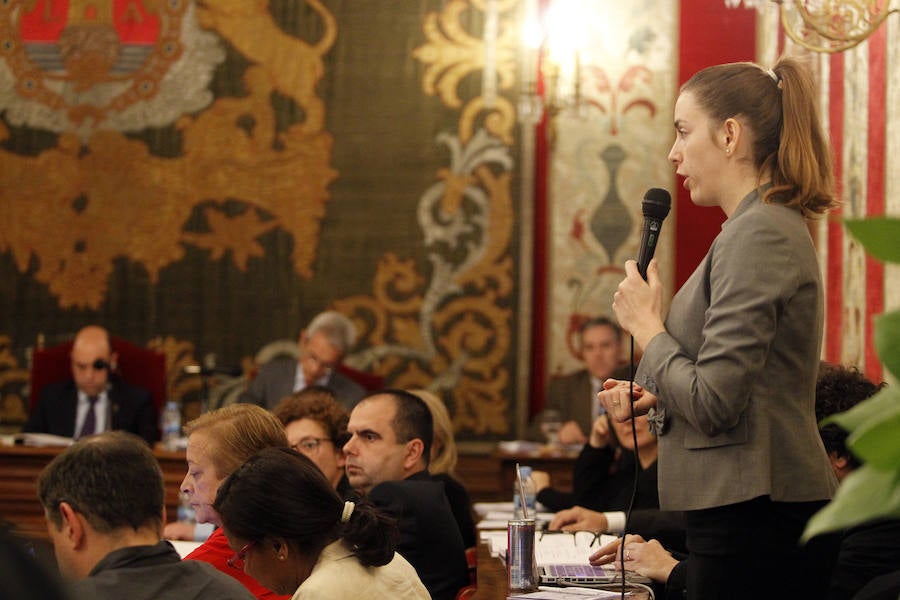 Pleno en el ayuntamiento de Alicante