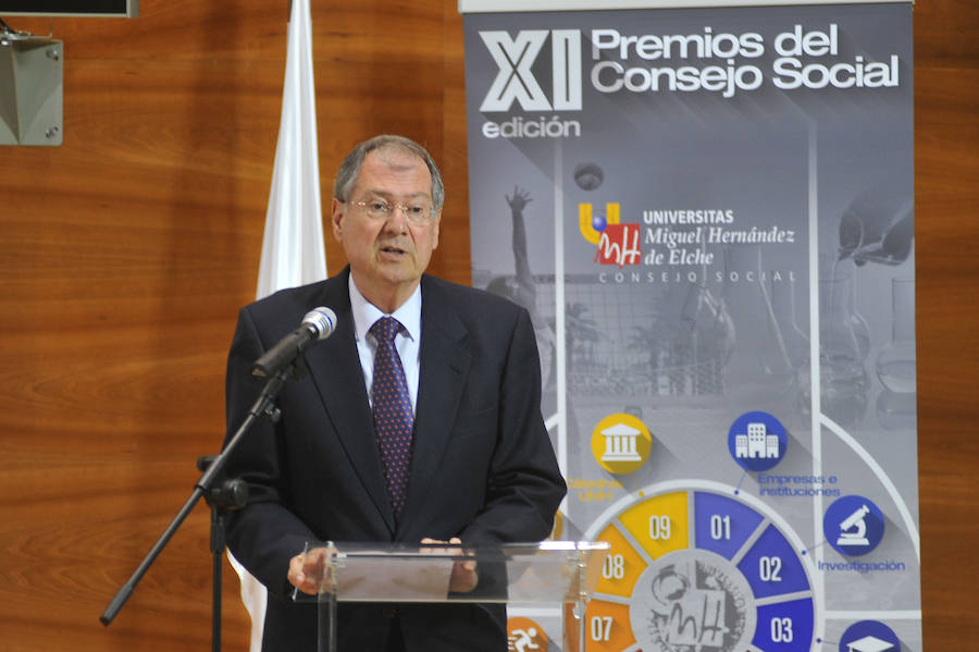 Entrega de galardones del Consejo Social de la UMH