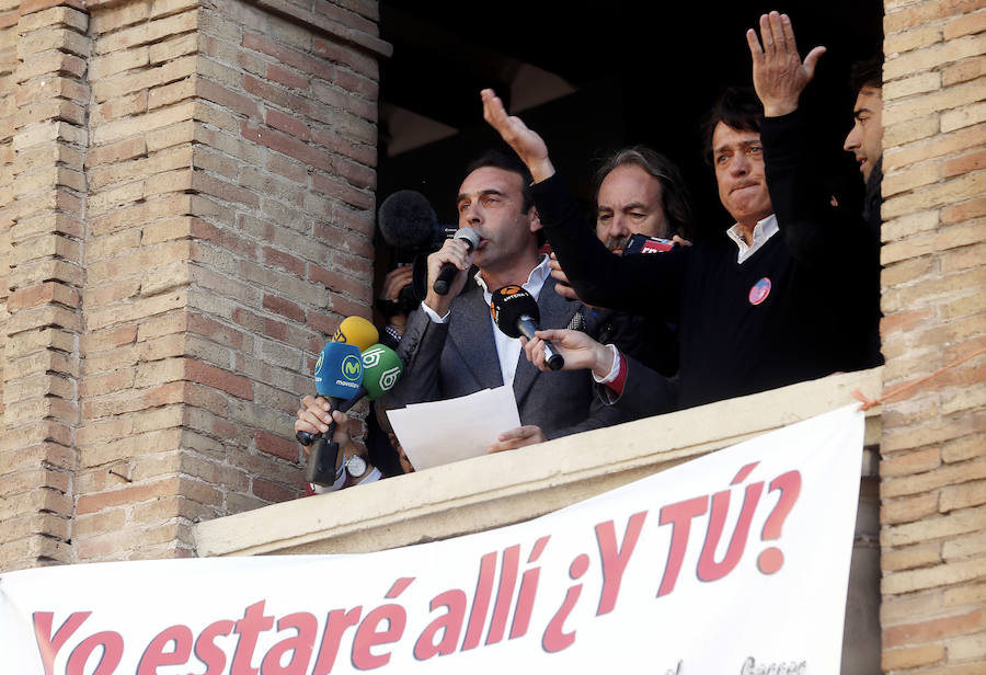 Manifestación pro taurina en Valencia