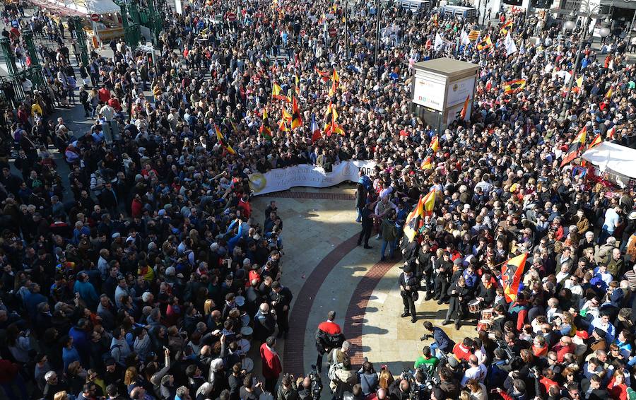 Manifestación pro taurina en Valencia