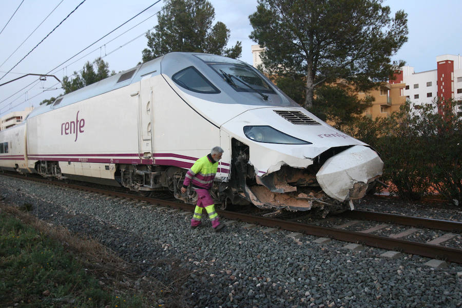 Euromed descarrilado en Tarragona