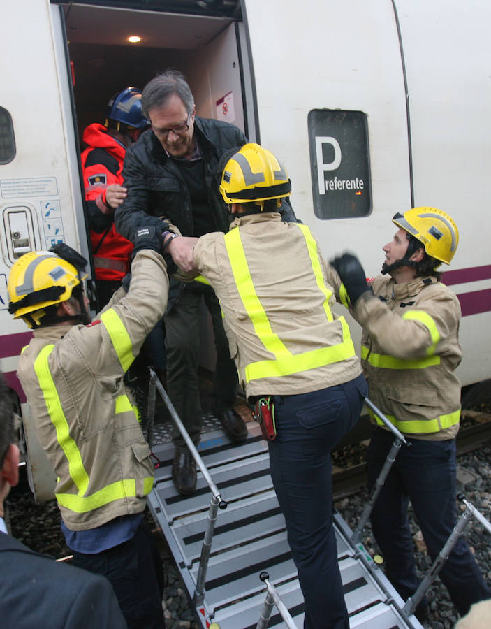 Euromed descarrilado en Tarragona