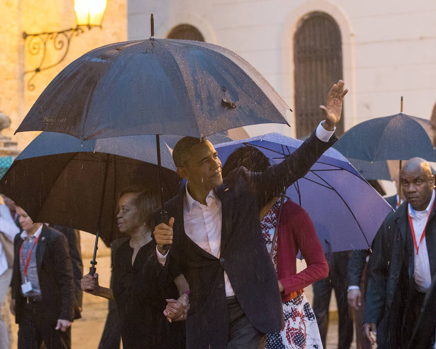 Obama inicia en Cuba una visita histórica