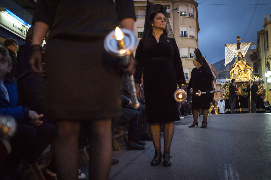 Procesión de las mantillas en el Domingo de Ramos en Orihuela