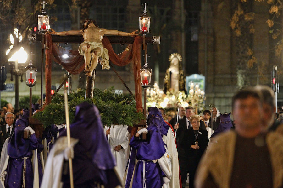 Procesión del Cristo del Hallazgo y la Virgen Dolorosa en Alicante