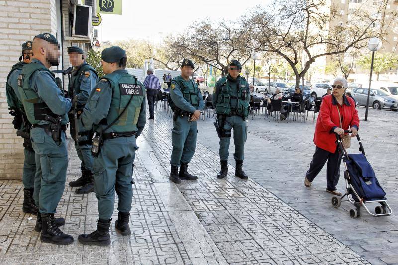 Operación contra una banda dedicada al robo con varios registros en Alicante