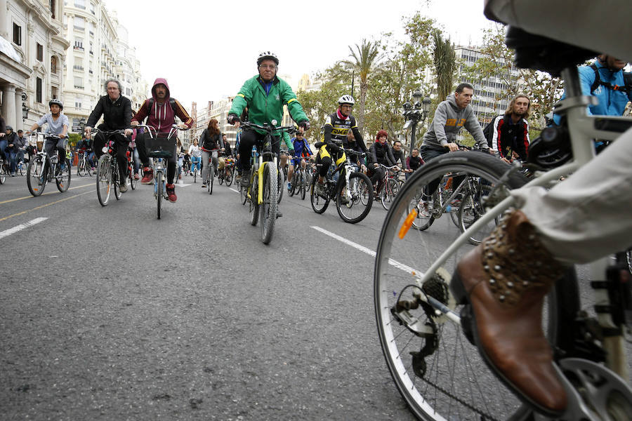 Bicifestación en Valencia