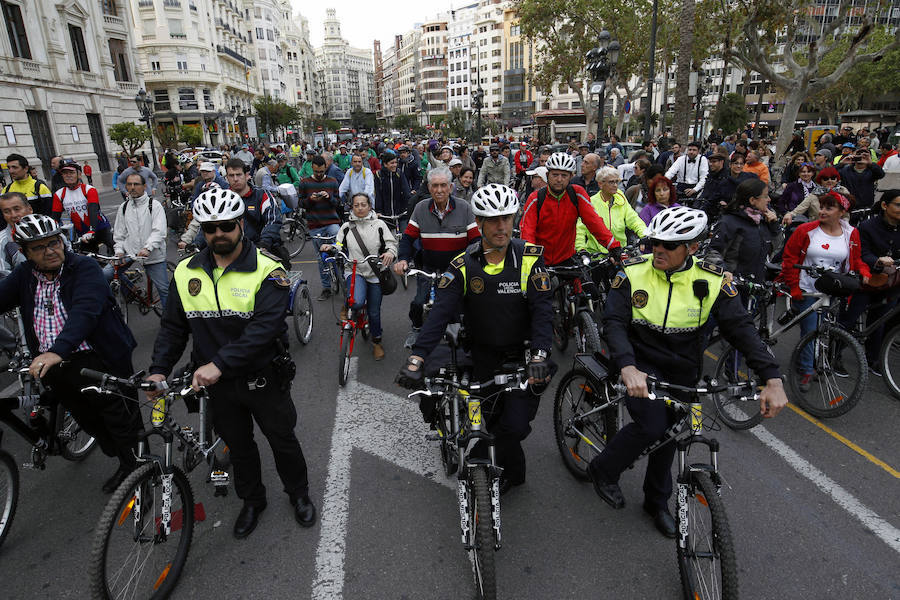 Bicifestación en Valencia