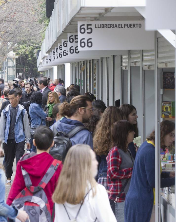 Feria del libro en los Jardines de Viveros